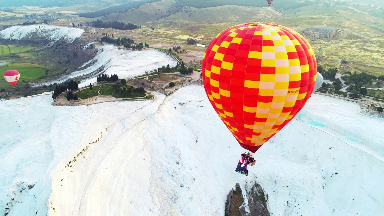 2 Days / 1 Night Pamukkale With Hot Air Balloon Tour From Kusadasi By Bus